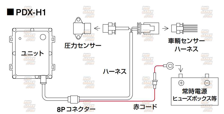 Pivot Power Drive PDX-H1 - N Box JF1 JF2 N-One JG1 JG2 N WGN